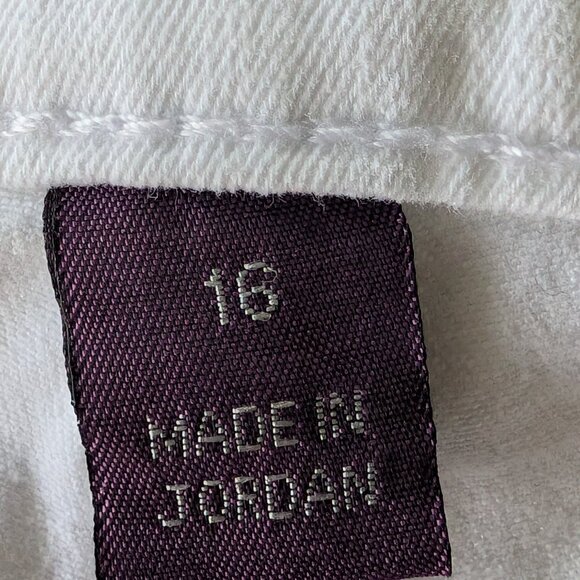 Gloria Vanderbilt Shape Effect Tummy Sculpt Jeans White Size 16 $20.00 NWT - Picture 10 of 13